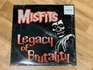 Misfits Legacy of Brutality White Vinyl LP w/ Pink Streaks Original 1986 Plan 9