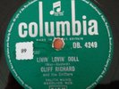 Cliff Richard 'Livin' Lovin' Doll' (1959) 78 rpm Shellac 10