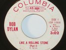 BOB DYLAN Like A Rolling Stone 1965 COLUMBIA Label 45 RPM RARE COPY