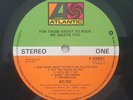 AC/DC FOR THOSE ABOUT TO ROCK 1981 VINYL UK FIRST PRESS RARE GREEN ORANGE LABEL