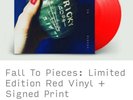 Tricky:  Fall To Pieces - LIMITED EDITION RED VINYL + SIGNED PRINT
