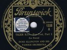 78 rpm DUKE ELLINGTON Tiger Rag Part I-II UK 1932 shellac Brunswick 10