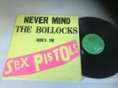 SEX PISTOLS...NEVER MIND THE BOLLOCKS . RARE UK ISSUE ALBUM..VIRGIN..OVED 136