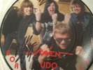 Udo & Raven Born To Be Wild 1983 Autographed Vintage 7 Inch Vinyl Picture Disc