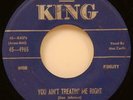 Mac Curtis You Ain't Treatin' Me Right / The Low Road 45 1956 Rockabilly King vg
