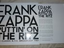 FRANK ZAPPA - 4 LP  - PUTTIN' ON THE RITZ  sous coffret VG++