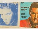 ELVIS PRESLEY-POST 1977 45s  PLUS A BONUS FREE GOLDEN VINYL HOUND DOG.