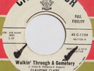 CLAUDINE CLARK Walkin’ Through Cemetery / Telephone CHANCELLOR 45 Halloween HEAR