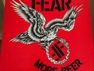 FEAR - More Beer LP & LYRICS INSERT 1985 Restless Records Hardcore Punk