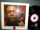 CHARLIE MINGUS Blues & Roots 1305 D/G Bullseye White Mono 1950's Lp VG+/Ex