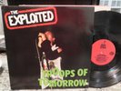 RARE LIMITED EDITION - THE EXPLOITED  TROOPS OF TOMORROW 1990 1/3000 VG++/NM- LP