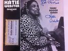 LP - Katie Webster - Texas Boogie Queen - Live - Well mit Autogramm - Ornament