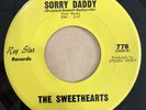 THE SWEETHEARTS Sorry Daddy / Ting-A-Ling-A-Ling 45 Girl Group Doowop 1961 Clean