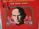 THE KING AND I LP  1977 RCA RECORDS  SIGNED YUL BRYNNER ALBUM COVER  PRE-OWNED