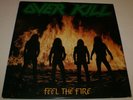 Overkill ?– Feel The Fire LP 1st Press 1985 Megaforce Records ?MRI 1469 Htf