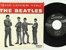 Beatles Picture Sleeve 45 - She Loves You - Swan - VG+ mp3
