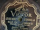 Victor 23580 Jimmie Rodgers w LOUIS ARMSTRONG   1930  78rpm Country EE+