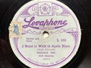 CLIFF EDWARDS (UKULELE IKE) ‘I WANT TO WALK IN AGAIN BLUES’ LEVAPHONE 78 RARITY