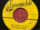 GLORIA & THE DREAMLETS - Stay Where You Are / SKA 45 Treasure Isle BABA BROOKS