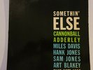1958 CANNONBALL ADDERLEY 'Something Else' BLUE NOTE 1595 RVG Ear W 63rd Original