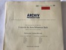 PIERRE FOURNIER Archiv 198 186 187 188 SUITES VIOLONCELLE  VIOLONCELLO CELLO LP