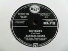 BARBARA EVANS: SOUVENIRS 1959 RCA 78RPM EX+++ VERY RARE & HARD TO FIND