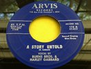 Rare Ohio Bluegrass 45 : Burns Bros. & Harley Gabbard   A Story Untold   Arvis
