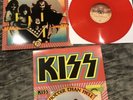 Kiss Hotter Than Hell LP Red Coloured Vinyl Rare With Poster
