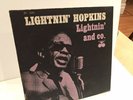 Lightnin 'Hopkins-lightnin' and Co. 33t lp vg/vg + prest. bluesville bv1061