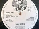 Black Sabbath LP Same UK Vertigo 1st Press PHILIPS CREDIT & CORRECT COVER ++