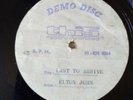 Elton John Last To Arrive  Acetate