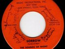 SOUNDS OF NIGHT - MOODY DEPRESSED TEXAS GARAGE 45 Sorrow (HAP) AUTOGRAPHED -HEAR