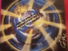 Stryper The Yellow And Black Attack LP Autographed Signed Michael Sweet, Oz Fox