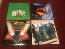 ZZ Top 4 Vinyl LPs TRES HOMBRES, ELIMINATOR,AFTERBURNER, BEST OF. Great Vinyl