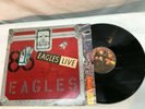 Vintage The Eagles Live Double  Record Album Vinyl LP BB 705 Hotel California VG