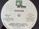 Caviar - Never Stop Loving You - Survivor - RARE DISCO BOOGIE 12