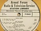 RADIO SHOW:AFN 6-7 WILLIE BOBO, SUSAN RAFEY, WAYNE CARSON,BETTY MADIGAN,GALLANTS