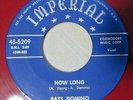 Fats Domino-Dreaming b/w How Long-Imperial #5209- RED VINYL- (R&B) 7