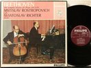 Philips SAL 3453/4 Plum Rostropovich Richter Beethoven 835 182/83 AY