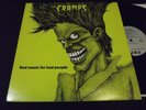 THE CRAMPS - BAD MUSIC FOR BAD PEOPLE LP RARE 84 EMW PRESS , PUNK , PSYCHOBILLY