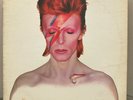 DAVID BOWIE Aladdin Sane LP 1980 US BLACK LABEL ISSUE solid VG+ / VG+
