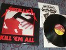 LP METALLICA: kill 'em all