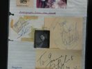 SHAKIN STEVENS ELVIS ASTORIA THEATRE RARE CAST 3 X AUTOGRAPHS 1970'S
