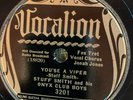 Vocalion 3201 Stuff Smith Onyx Club  Boys  YOU'SE A VIPER JAZZ 78 rpm drug song
