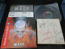 W.A.S.P L.O.V.E. Machine Japan Vinyl 12 inch Single w OBI Signed Card WASP Love