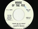 Funk 45 - Annetta Brooks - Make Me Do Right - House Of The Fox - VG++ mp3