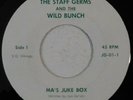 weird garage band with kids 45 THE STAFF GERMS & THE WILD BUNCH private HEAR