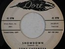 rockabilly 45 TONY CASANOVA Showdown Boogie Woogie Feeling DORE HEAR VG/VG+