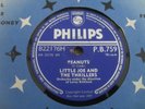 LITTLE JOE & THE THRILLERS: LILLY LOU / PEANUTS 1957 PHILIPS 78RPM NM COPY RARE