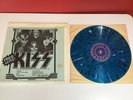 Vintage Kiss  Fried Alive   lp Blue Splash Marble Vinyl Record